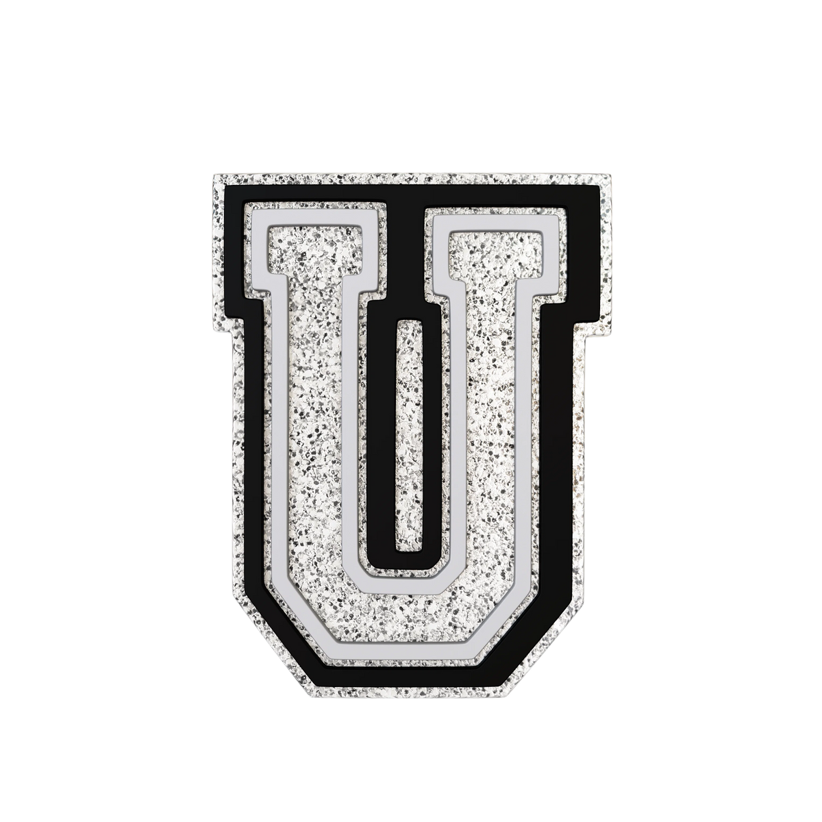 Budz | Silver Letter U